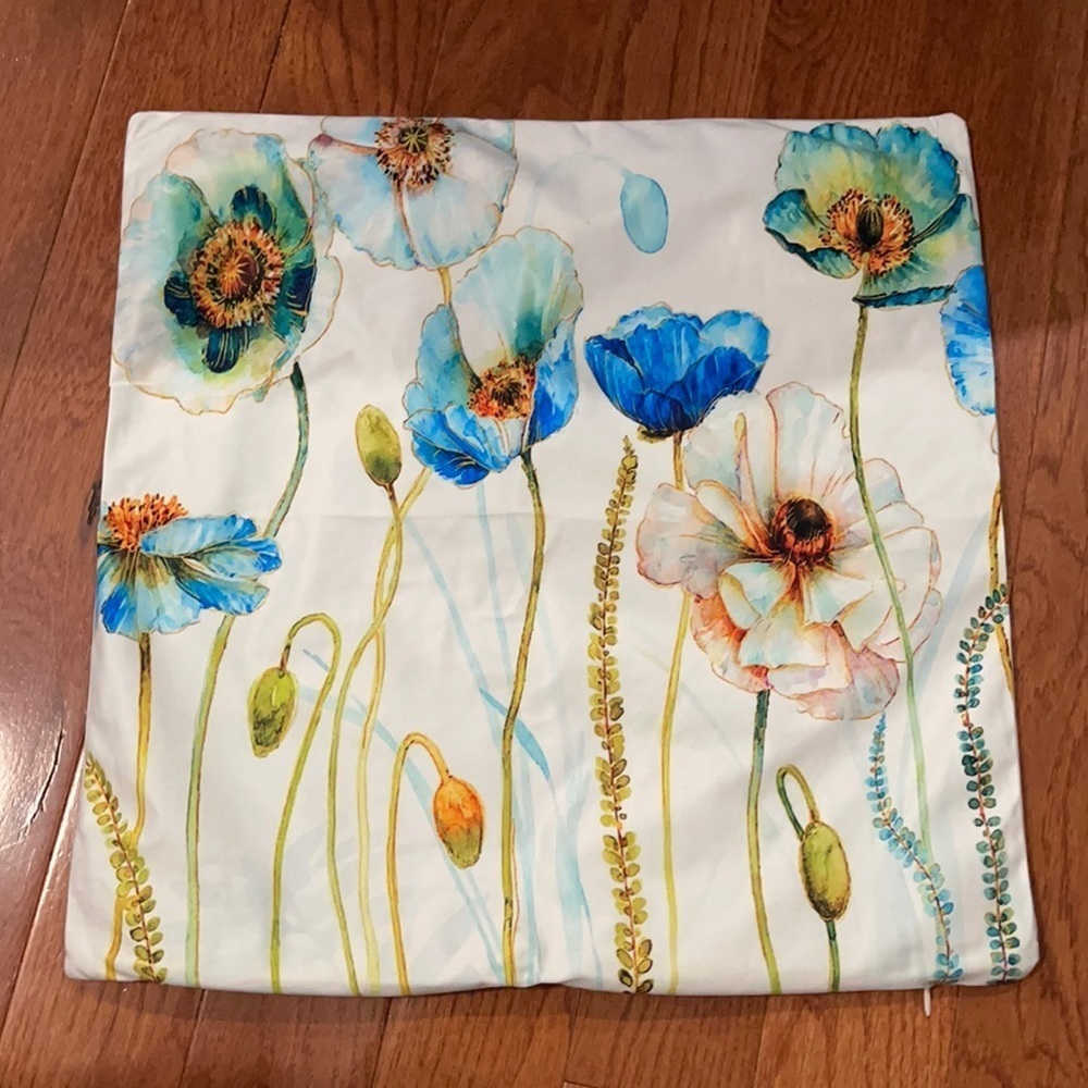 New Floral pillow cover -soft